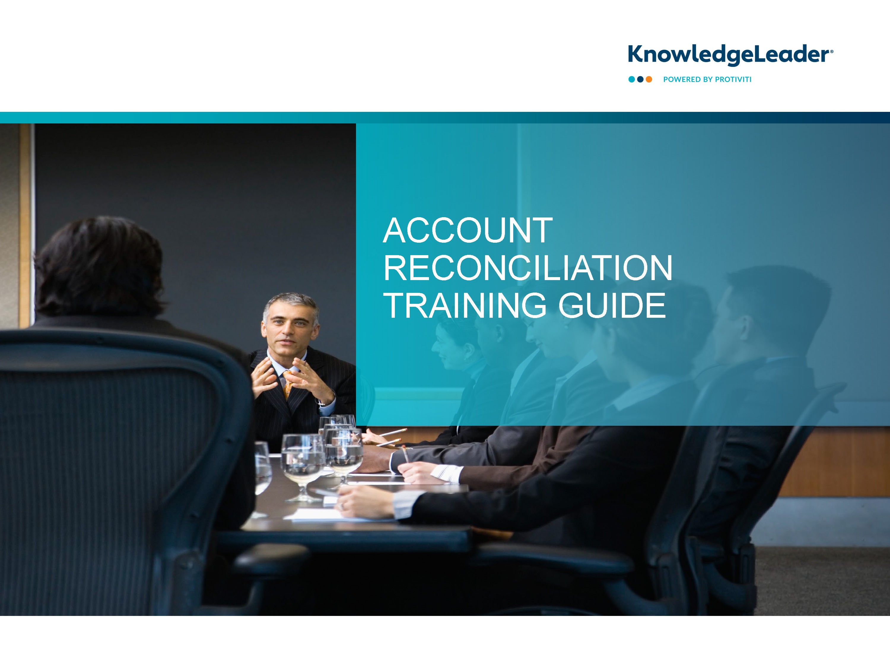 Screenshot of the first page of Account Reconciliation Training Guide