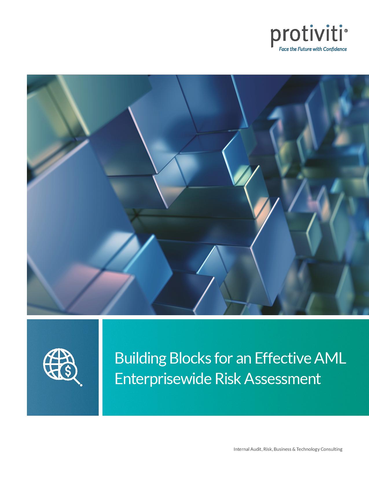Screenshot of the first page of Building Blocks for an Effective AML Enterprisewide Risk Assessment