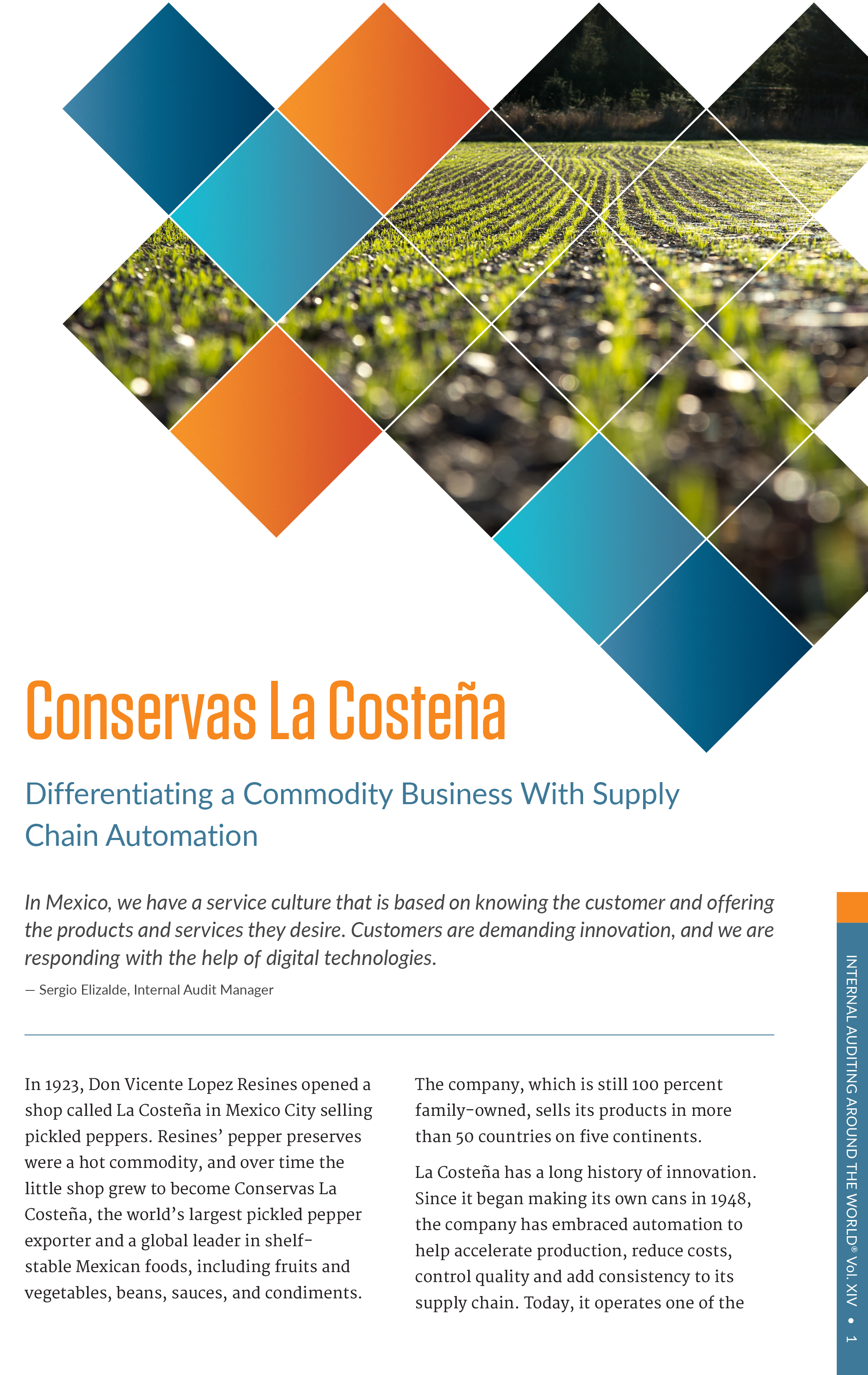 Screenshot of the first page of Conservas La Costeña: Differentiating a Commodity Business With Supply Chain Automation