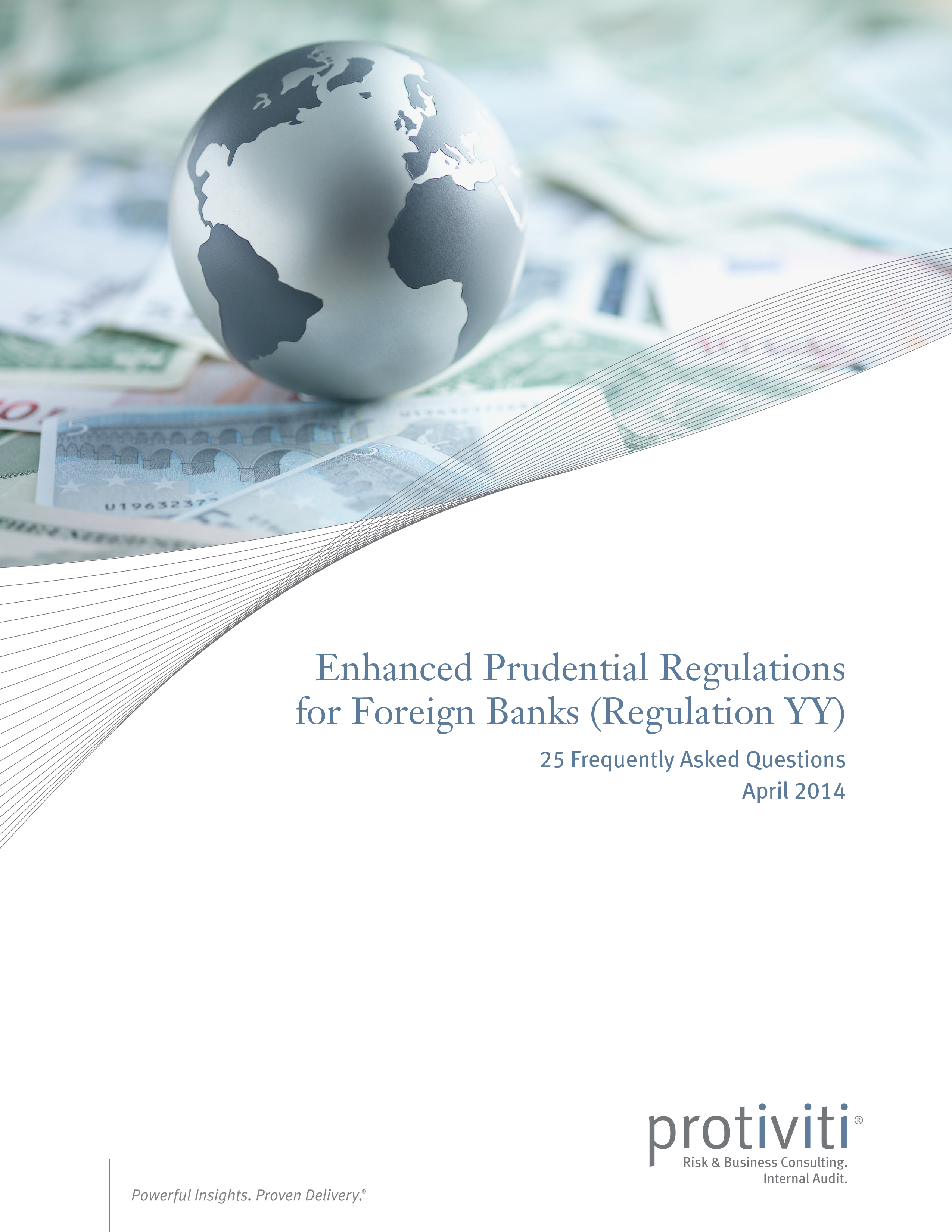 Screenshot of the first page of Enhanced Prudential Regulations for Foreign Banks (Regulation YY)-25 Frequently Asked Questions