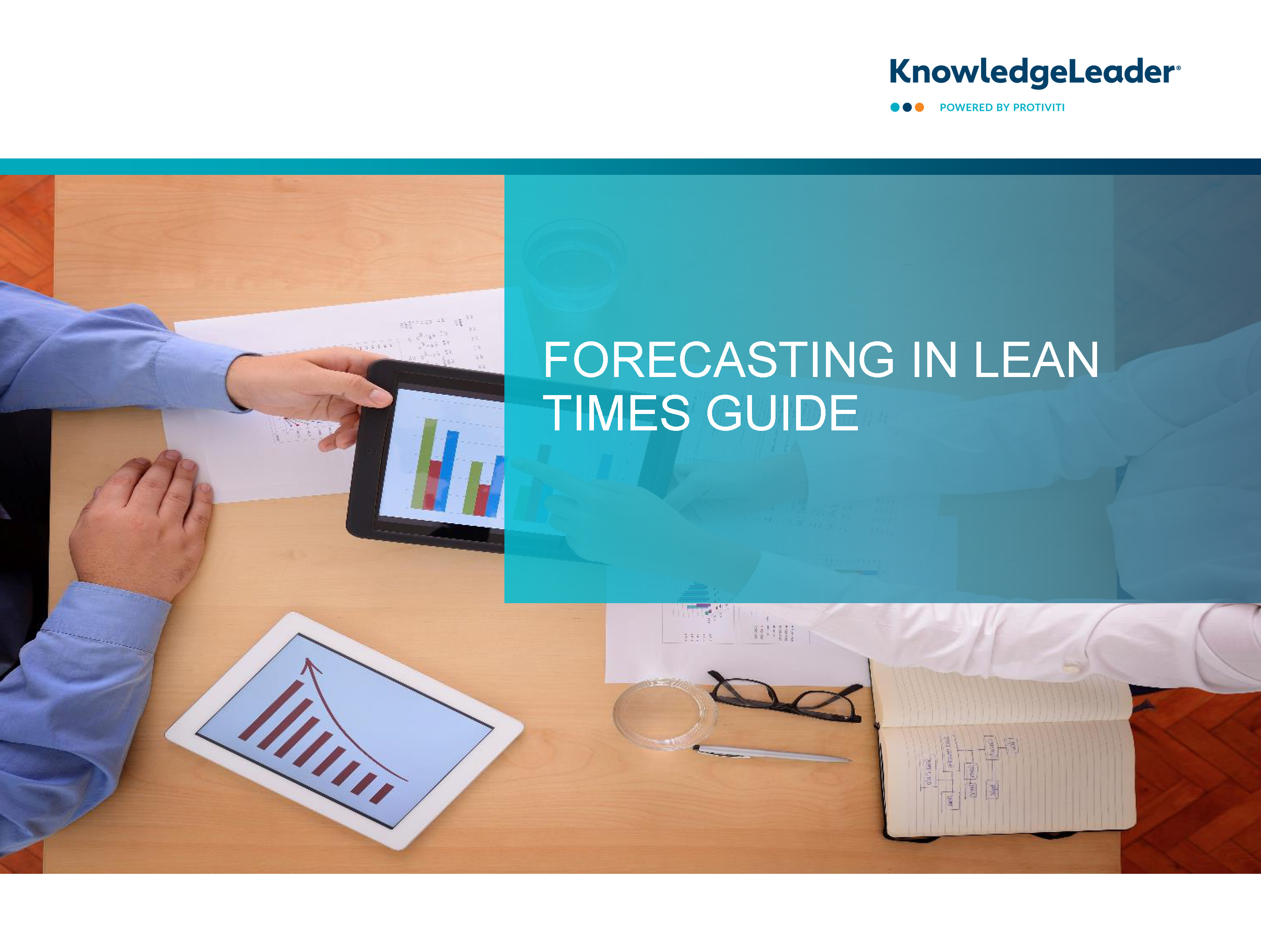 Screenshot of the first page of a Forecasting in Lean Times Guide