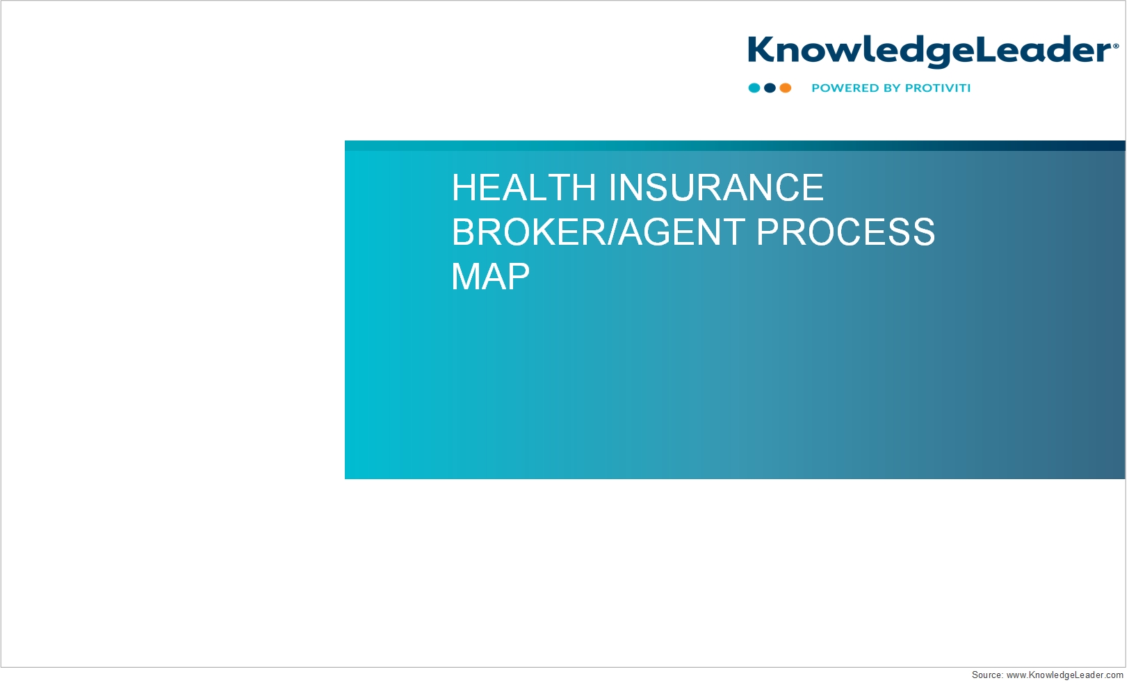 Screenshot of the first page of Health Insurance BrokerAgent Process Map