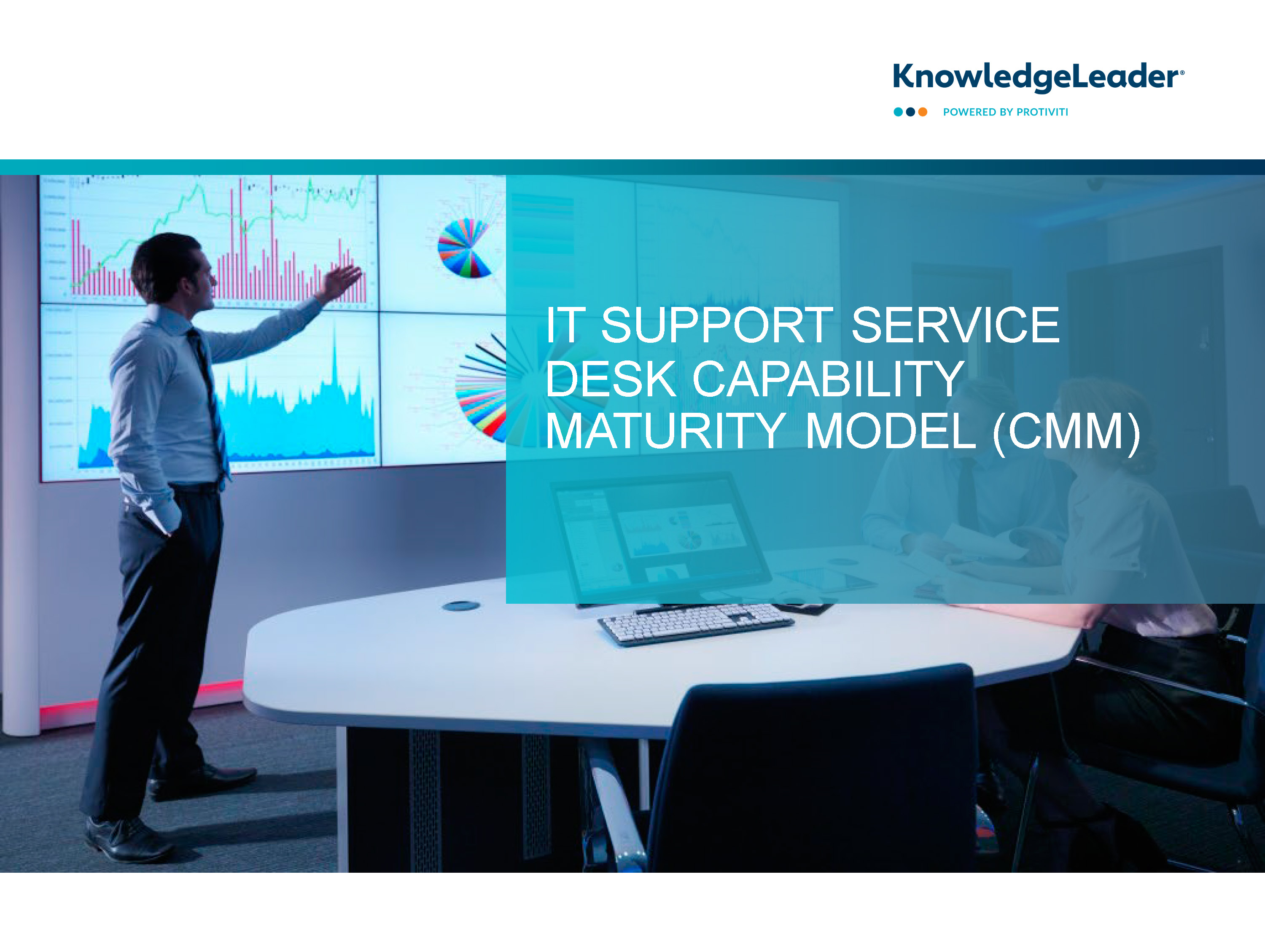 Screenshot of the first page of IT Support Service Desk Capability Maturity Model (CMM)
