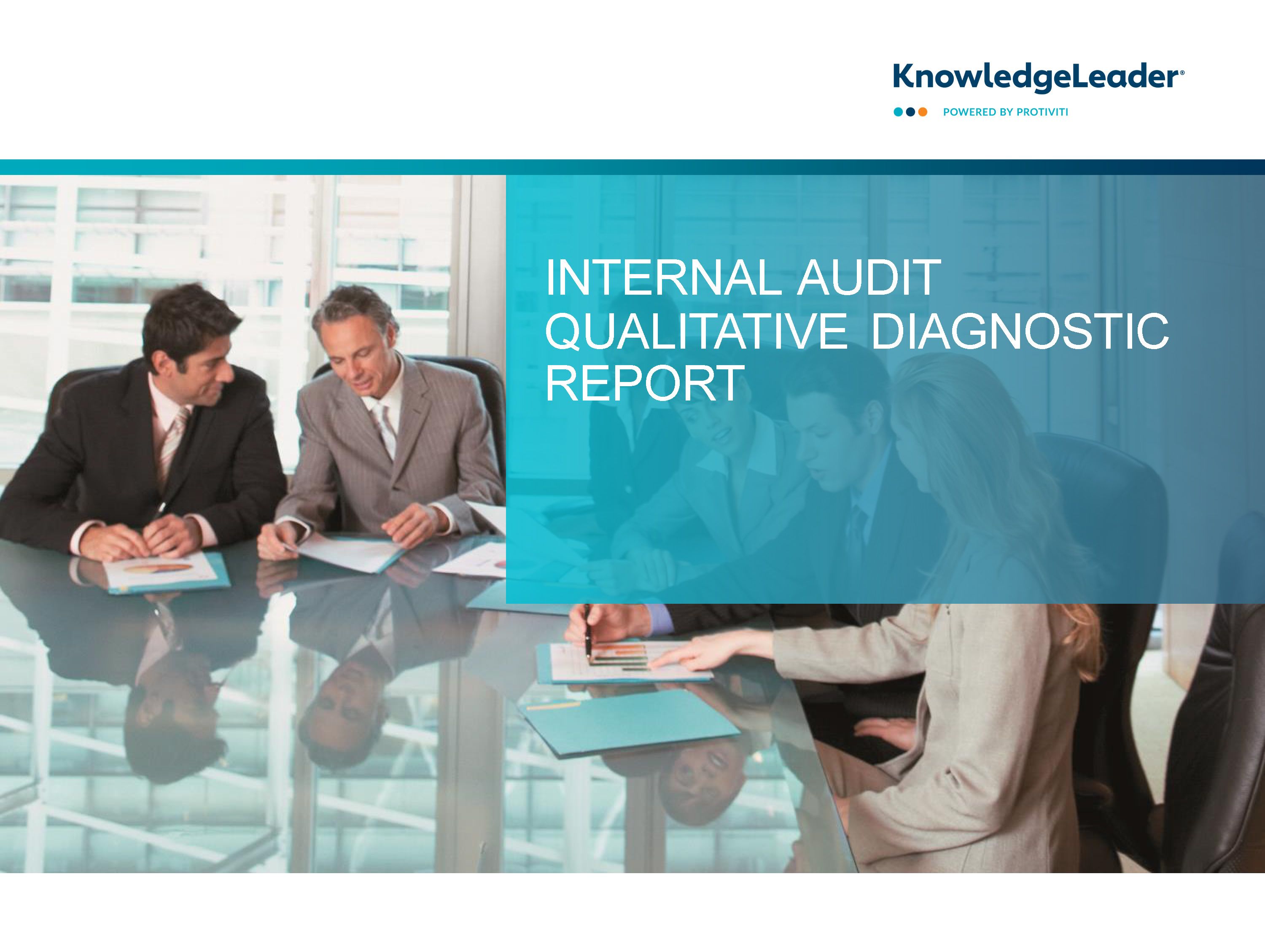 Screenshot of the first page of Internal Audit Qualitative Diagnostic Report