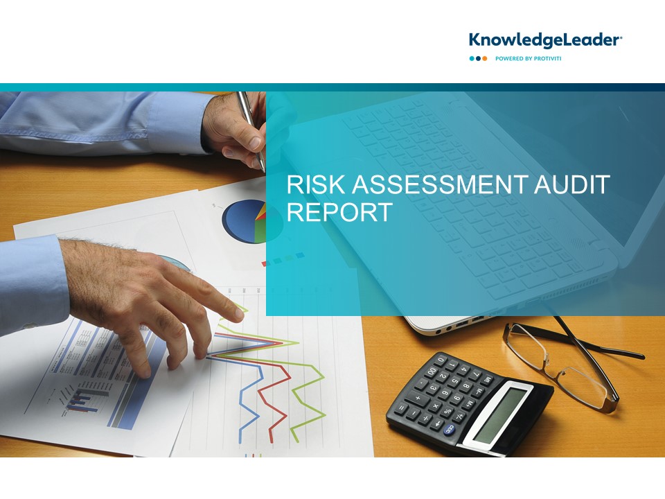 Screenshot of the first page of Risk Assessment Audit Report