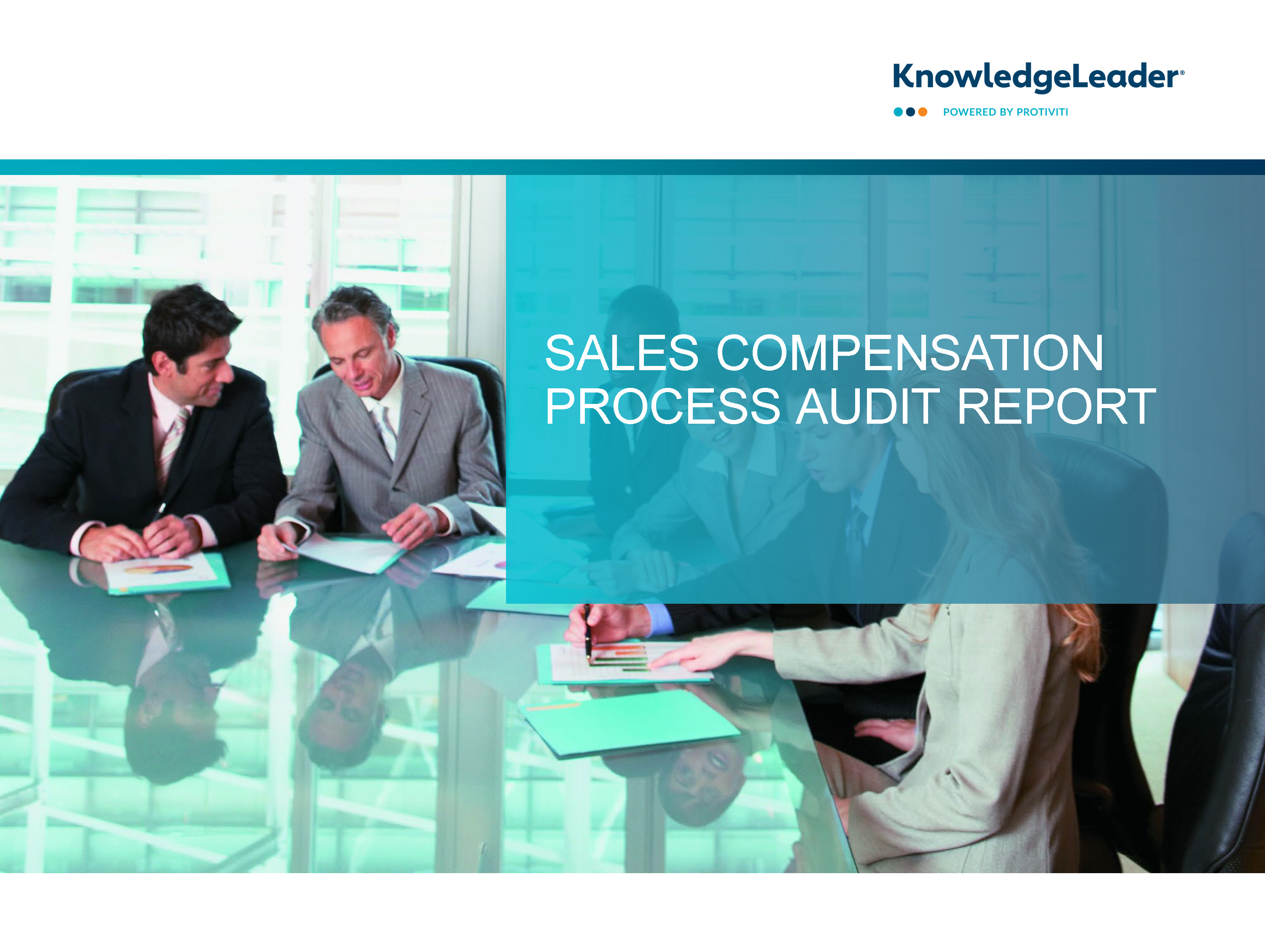 Screenshot of the first page of Sales Compensation Process Audit Report
