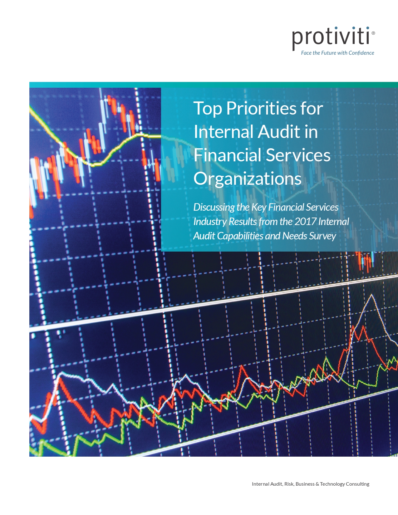 Screenshot of the first page of Top Priorities for Internal Audit in Financial Services Organizations 2017