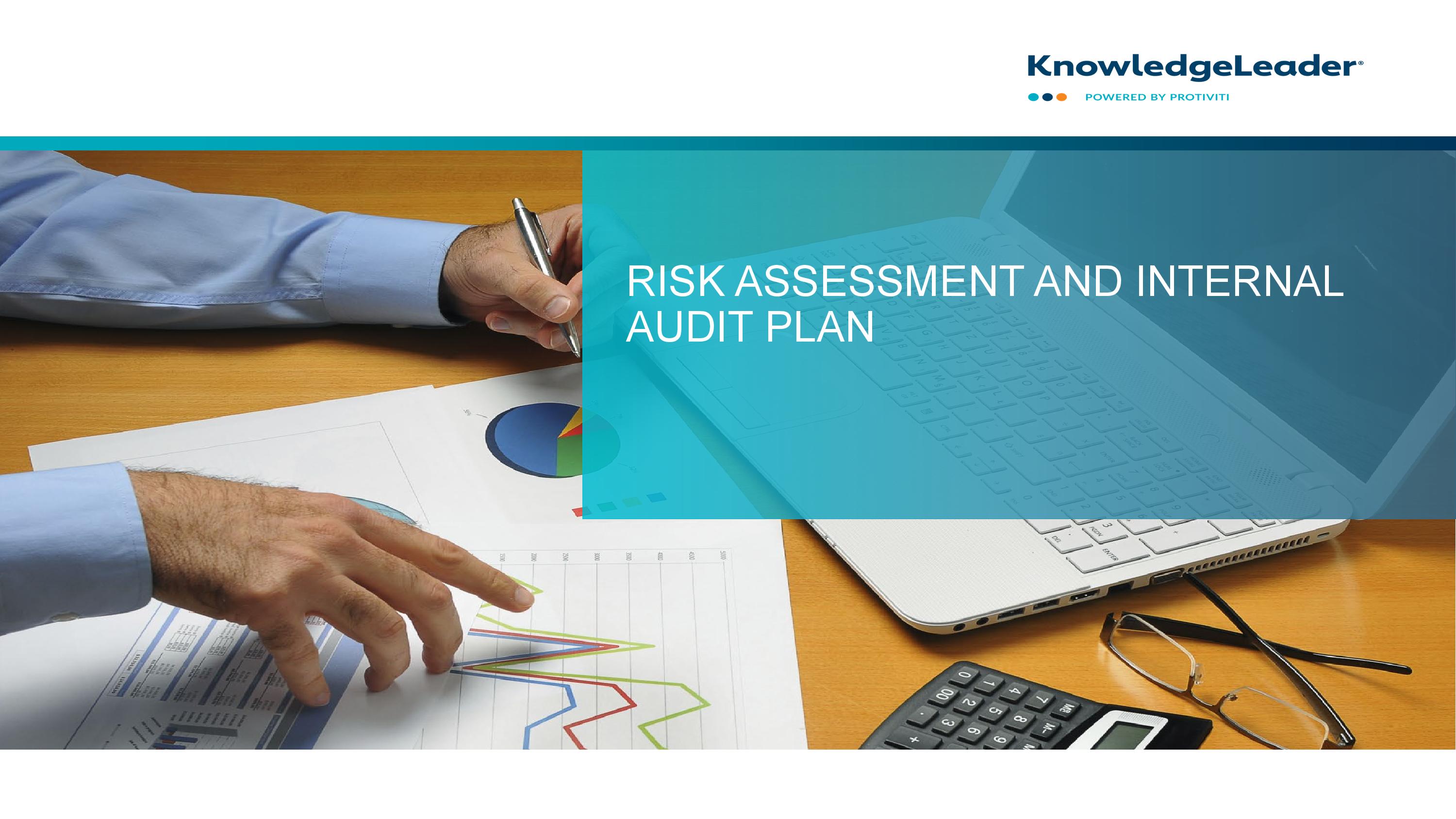 screenshot of the first page of Risk Assessment and Internal Audit Plan